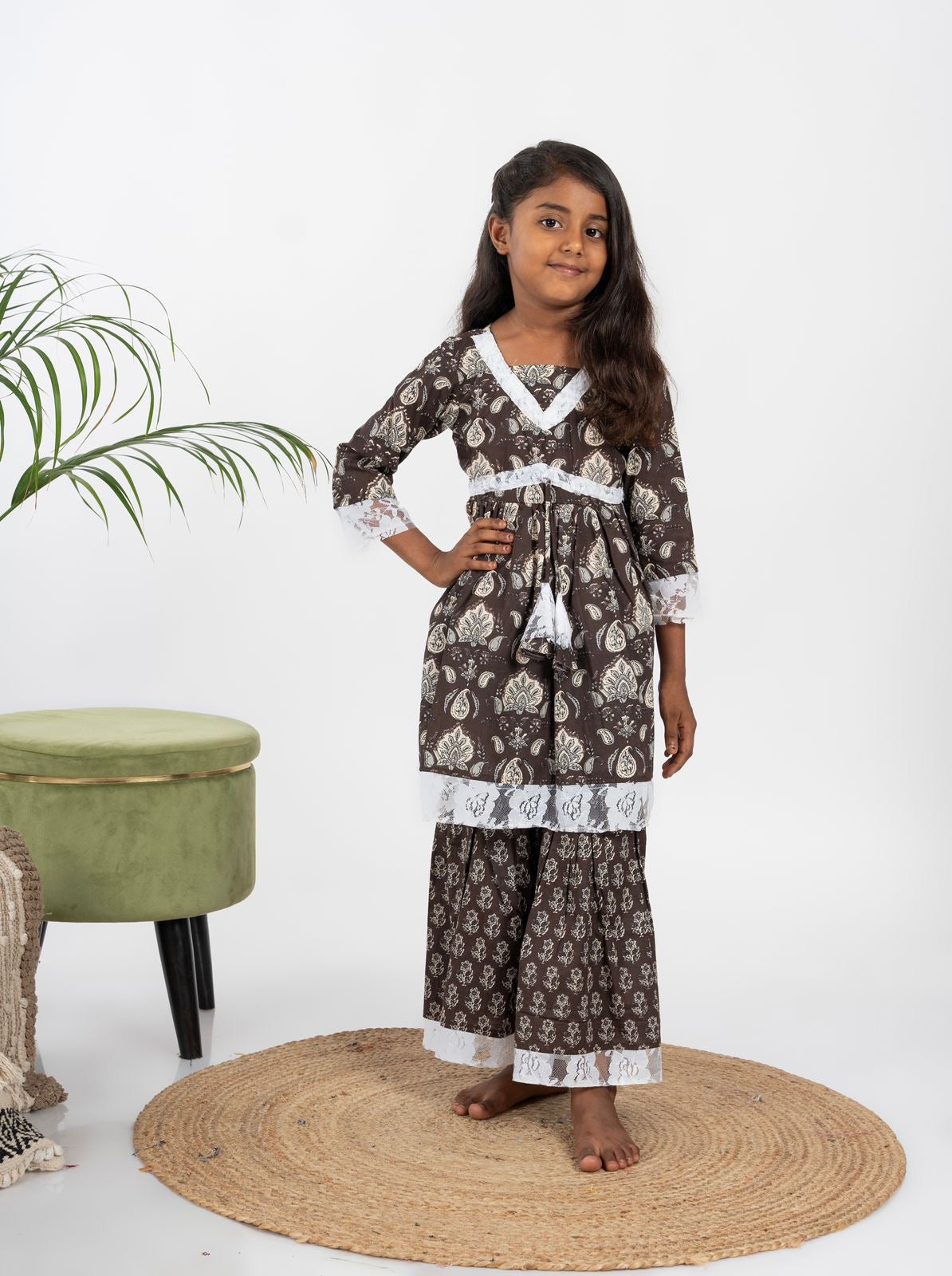 Clover Brown Suit Set